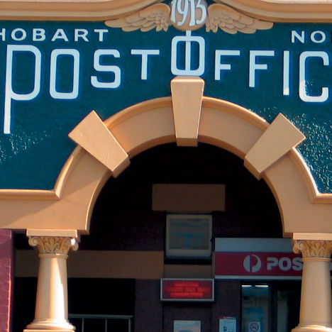 Hobart North Post Office Shop entrance.